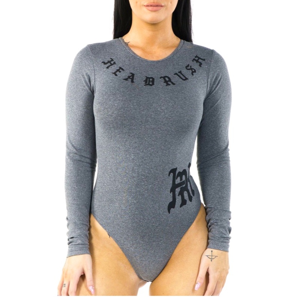 LONG SLEEVED LACE BACK BODYSUIT